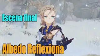 ALBEDO reflexiona Escena FINAL del  Evento Sombras de nieve y polvo | Genshin Impact 2.3