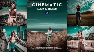 Cinematic Aqua & Brown Preset - Lightroom Free DNG Preset | New Lightroom Presets