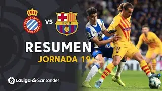 Resumen de RCD Espanyol vs FC Barcelona (2-2)