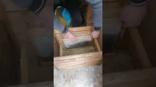 Чудо ящик для Чистки рамок от воска и  прополиса.