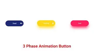 Send Button 3 Phase Animation  With HTML, CSS & JavaScript