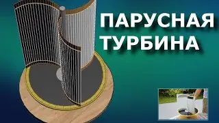 Парусная вертикальная турбина. Проще простого!