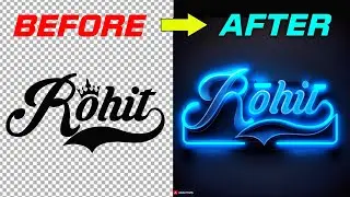 How to Make Neon Light Sign Board || Trending Ai Art Generator🔥