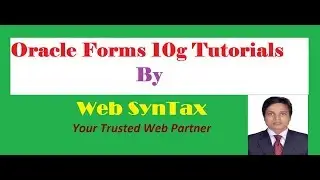 Oracel forms tutorial in bengali How to creating simple log in form