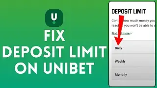 How to Fix Deposit Limit on UniBet 2024 | UniBet Tutorial