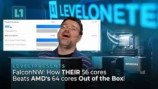 FalconNW: How THEIR 56 cores Beats AMD's 64 cores Out of the Box!