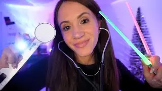 ASMR Winter Cranial Nerve Exam (eye exam, light triggers, medical roleplay)