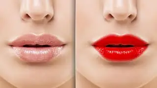 How To Create Realistic Lipstick in Photoshop #shorts #photoshop