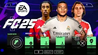 EA SPORTS FC 25 PPSSPP CAMERA PS5 ANDROID OFFLINE NEW KITS 2024/25 REAL FACES & LATEST TRANSFERS