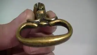 Ручка кольцо для мебели под старину UZ LILG01 04