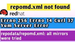 Errno 14 Errno 256 curl#37 Couldnt open file repodata/repomd.xml: all mirrors were tried, Yum error