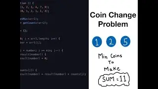 Coin change problem - Dynamic Programming