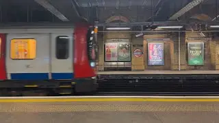 Train in Slow Motion Arriving Bayswater Station