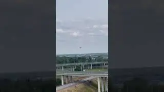 Отстрел тепловых ловушек с вертолета Минобороны