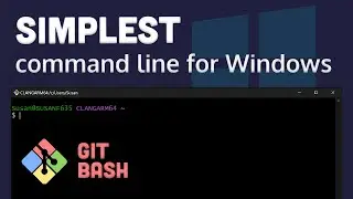 Git Bash - Simplest command line program for Windows