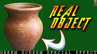 Clay Vase Green Screen | Real Object In Green Screen | #PracticalEffects | #mvstudio | VFX2021