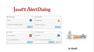 JavaFX Tutorial | Alert Dialog in JavaFX