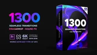 1400+ Transitions Effects Adobe Premiere - Premiere Pro Template
