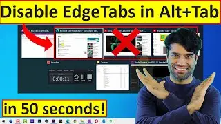 Disable Displaying Edge Tabs in Alt+Tab