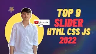 Top 9 Animation Slider Carousel using HTML CSS and Javascript