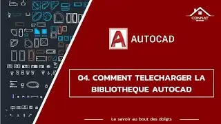 [04] COMMENT TÉLÉCHARGER UN BIBLIOTHÈQUE D'OBJETS 2D AUTOCAD ET 3D GRATUITEMENT #autocad #objets2D