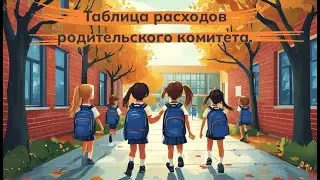 Таблица расходов родительского комитета. Как вести учет в родительском комитете.