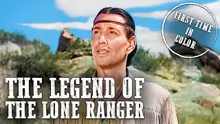 The Legend of the Lone Ranger | COLORIZED | Clayton Moore | Wild West Film