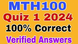 MTH100 Quiz no 1 Spring 2024 || Mth100 Quiz 1 2024 ||Mth100 Quiz 1 solved 2024