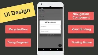 #2 Modern Contact List App UI Design - Firebase Realtime Database Tutorial in Android Studio