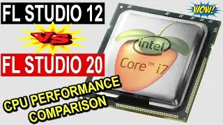 FL Studio 20 VS FL Studio 12 - CPU load comparison - WOW!