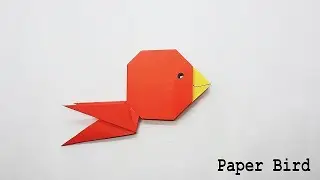 How to Make Easy Paper Bird For Kids / Paper Craft Easy / Kids Craft