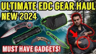 Ultimate EDC Gear Haul 2024: Knives, Flashlights, Self Defense & Survival Must-Haves!