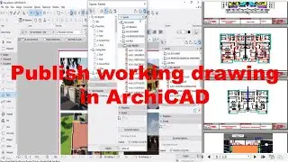 ArchiCAD Tutorial: How to produce Working drawings in PDF format // Publish pdf in ArchiCAD 25