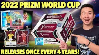 OPENING THE NEW 2022 PANINI PRIZM WORLD CUP SOCCER! (22 Prizm FIFA World Cup Qatar FOTL Hobby Box)