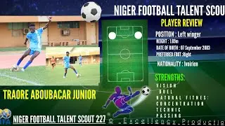 Left winger Traore Aboubacar Junior 2023