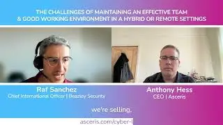 The challenges of maintaining an effective team & good working environment | Raf Sanchez