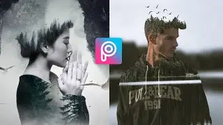 PicsArt Tutorial - Edit New DOUBLE EXPOSURE (Deny King)