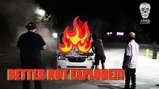 CAR CATCHES FIRE AT GAS STATION IN NORCROSS, GA (THOUGHT WE WERE DONE FOR!!!)