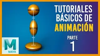 Curso GRATUITO de animación en Maya 🤯🤯 ::: #1 Rebote vertical de pelota / Vertical Bouncing ball