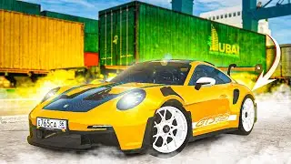 ВЫБИВАЕМ НОВЫЙ И ЭКСКЛЮЗИВНЫЙ PORSCHE 911 GT3 RS ИЗ КОНТЕЙНЕРА! ( Radmir RP )