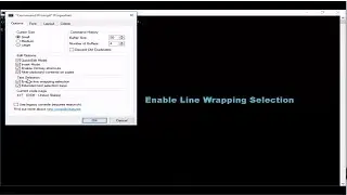 How to Enable or Disable Line Wrapping Selection in Console Window in Windows 10