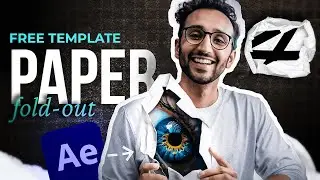 EASIEST Paper Fold-Out animation in After Effects | Like Ali Abdaal | FREE Project File