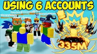 I Used 6 Accounts To Hatch Secret Pets In Roblox Clicker Simulator