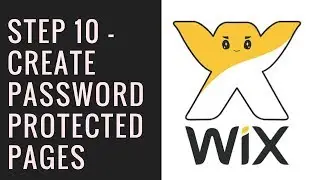 Step 10 - Create Password Protected Pages | Master Wix - Create a Wix Website in 1 hour