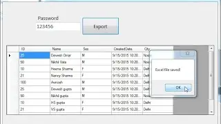 How to Export Password Protected Excel File From Datatable using C#