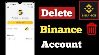 How to delete Binance account?