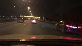 Мобильный радар в движении на Киевском шоссе