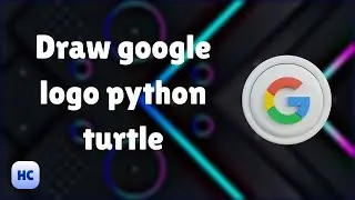 How to draw google logo with python