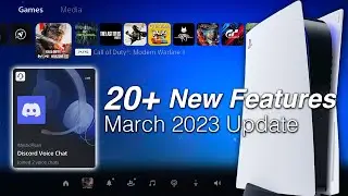 NEW PS5 System Update: Discord Voice Chat, VRR 1440p, Redesigned Game Hubs, & More.