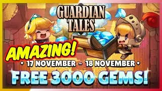 3000 Free Gems + Massive New Contents! Guardian Tales